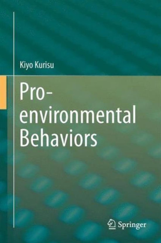 Pro environmental Behaviors - cover