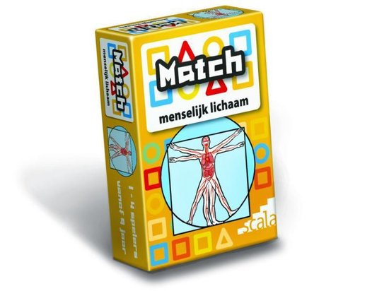 Afbeelding van het spel Match kaartspel 4 -   Match menselijk lichaam