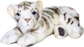 Pluche witte tijger pup knuffel 26 cm