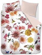 Beddinghouse Birds and Flowers - Dekbedovertrek - Eenpersoons - 140x200/220 cm + 1 kussensloop 60x70 cm - Pink