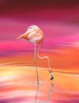Notebook with Flamingo Cover