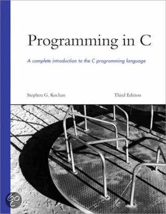 Programming in C - cover