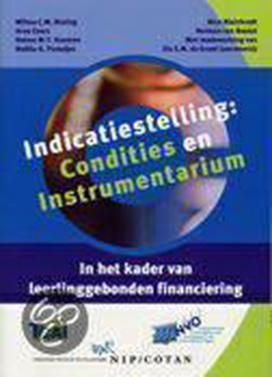 Cover van het boek 'Indicatiestelling condities instrumentar'