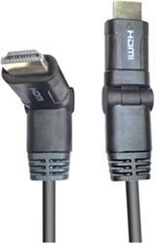 Verwoesten Harmonisch in de buurt HDMI Kabel met flexibele connectors - 1,5 meter | bol.com