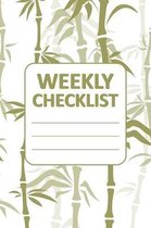 Weekly To-do Check list for 3 year with Bamboo design