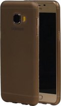 Samsung Galaxy C5 TPU Hoesje Transparant Grijs