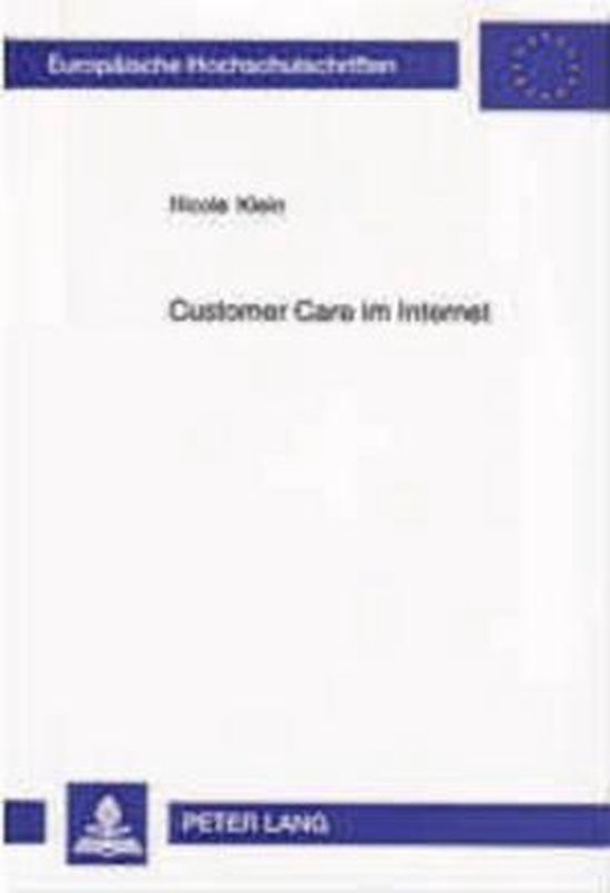 Customer Care im Internet - cover