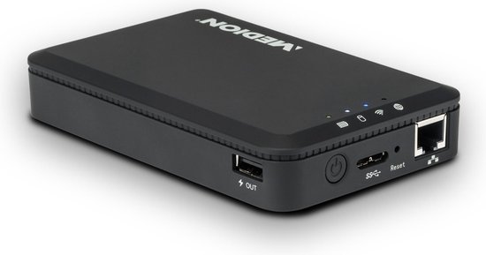 MEDION LIFE S89045 Externe USB 3.0 WiFi harde schijf 500 GB (2,5") | bol.com