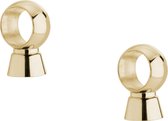 Melano Twisted Tara hangers - dames - goudkleurig - 8.5mm (one size)