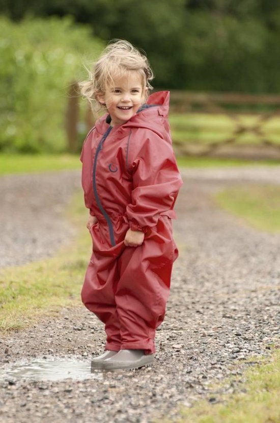 leeg Richtlijnen kroeg Hippychick Waterproof Regenpak fleece gevoerd - 2-3 jaar Rood | bol.com