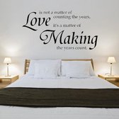 Svejo Living Muurtekst ''Love Making''