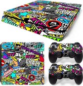 Sony PlayStation 4 SLIM Skins PS4 Stickers - Madness (Let op, alleen geschikt voor PS4 SLIM versie - zie productafbeelding)
