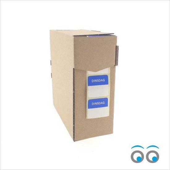Codeer etiketten - Sticker - horeca - dinsdag - 500 stuks - Dag