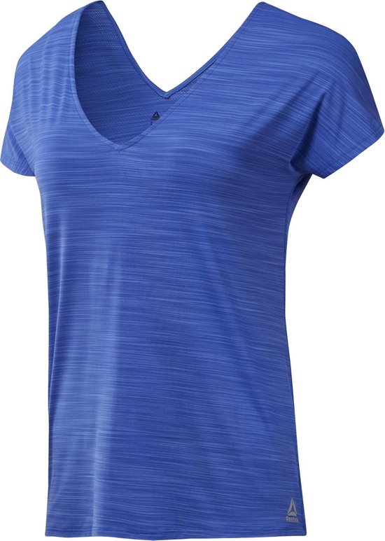 Reebok Os Ac Tee Sportshirt Dames - Crushed Cobalt | bol.com