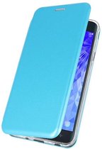 Blauw Premium Folio Booktype Hoesje voor Samsung Galaxy J7 2018