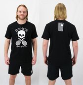 Bones Sportswear Cotton Unisex T-shirt Black maat M