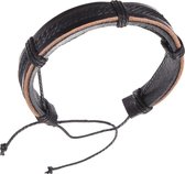 Montebello Armband Acis - Unisex - Leer - ∅20 - 23 cm