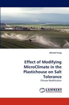 Effect of Modifying Microclimate in the Plastichouse on Salt Tolerance