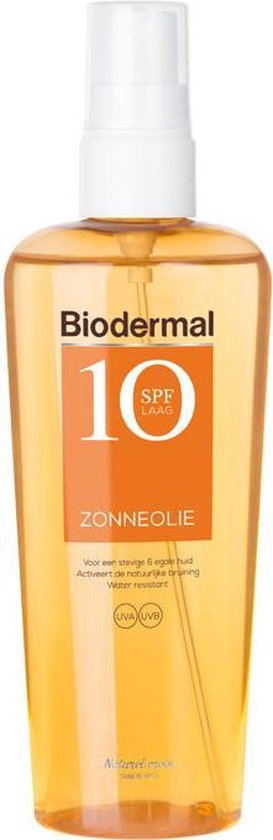 Biodermal Zonnebrand olie SPF 10