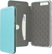 Huawei P10 Plus Bookcase hoesje - CaseBoutique -  Turquoise - Kunstleer