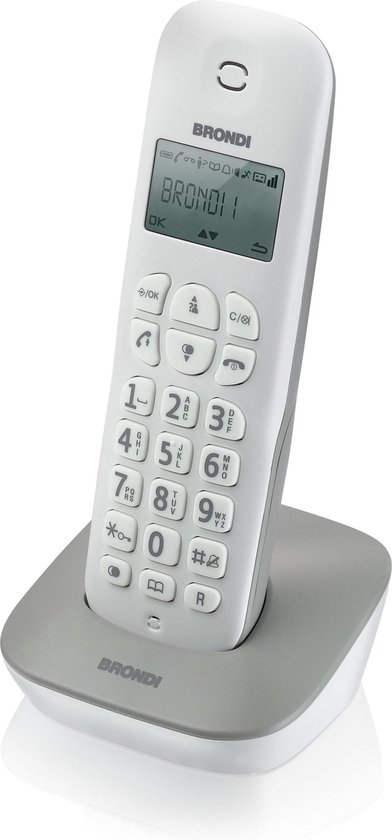 VTech ES2001 DECT Draadloze telefoon, 2 handsets met oproepblokkering, volumeregeling, beller-ID/aankloppen, 18 uur gesprekstijd, snelkeuze, display