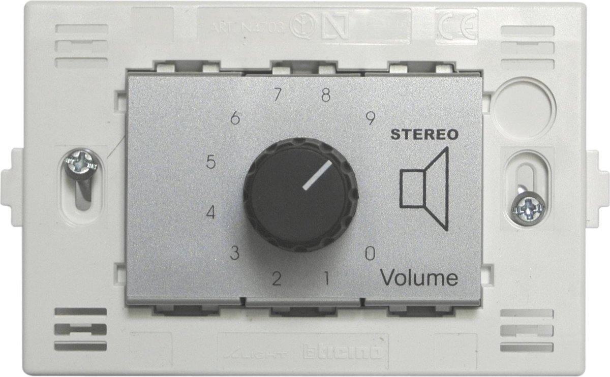 Artsound TNS-VOLST, stereo vol. reg. BT Light Tech, zilver