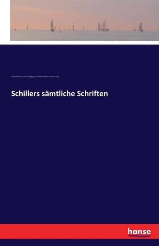 Schillers sämtliche Schriften - cover