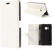 Litchi wallet hoesje HTC One M9 wit