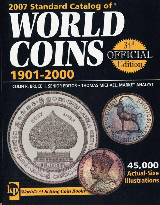 2007 Standard Catalog of World Coins, 1901-2000 - cover
