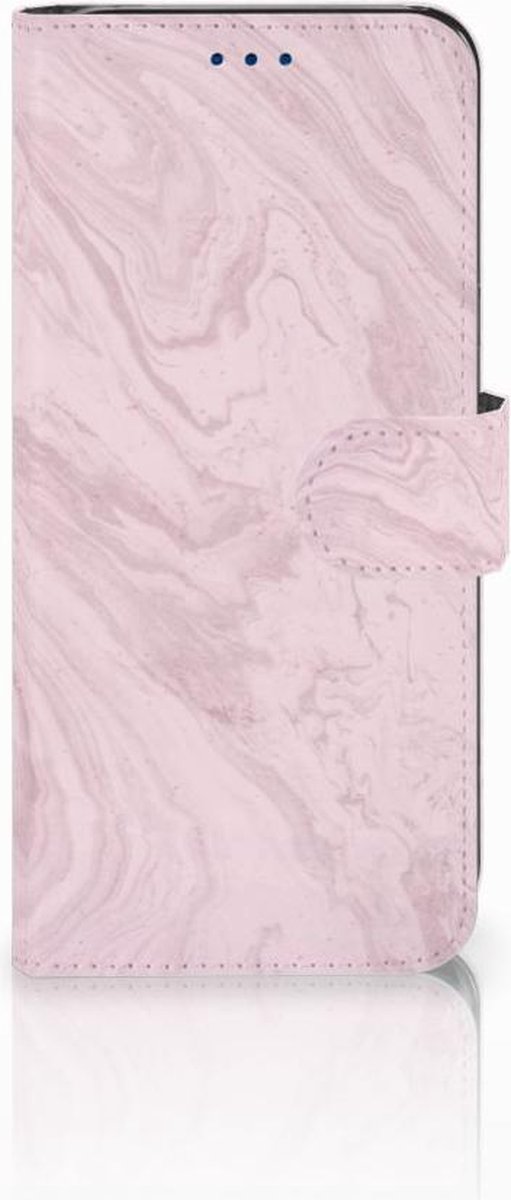 Samsung Galaxy S8 Bookcase Marble Pink - Origineel Cadeau Vriendin