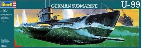Shilling Geleidbaarheid fort Revell U-99 U-Boat 1:125 Onderzeeboot Montagekit | bol.com