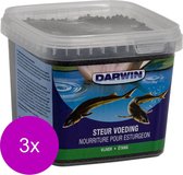 Darwin Steur Vijvervoeding - Vijvervoer - 3 x 1.2 l