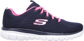 Skechers You Spirit Dames Sneakers - Navy/Hot Pink - Maat 40
