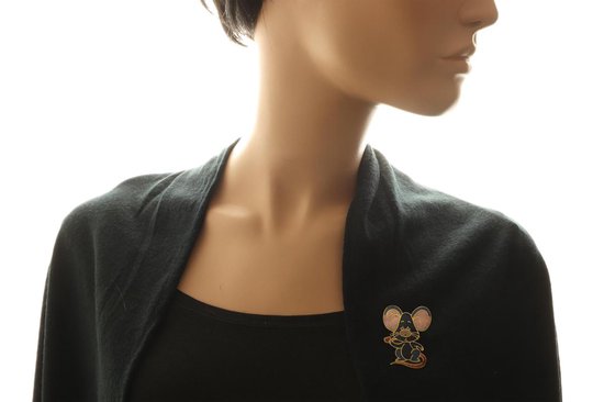 Behave® Broche souris noir