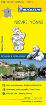 Michelin 319 Wegenkaart Nievre,Yonne
