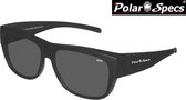 Polar Specs® Overzet Zonnebril PS5096 – Mat Black – Polarized Black – Large