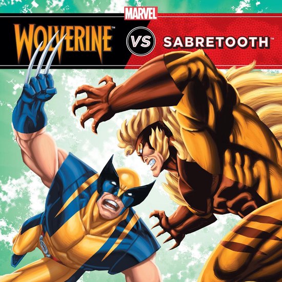 A Marvel Super Hero vs. Book - Wolverine vs. Sabretooth - cover