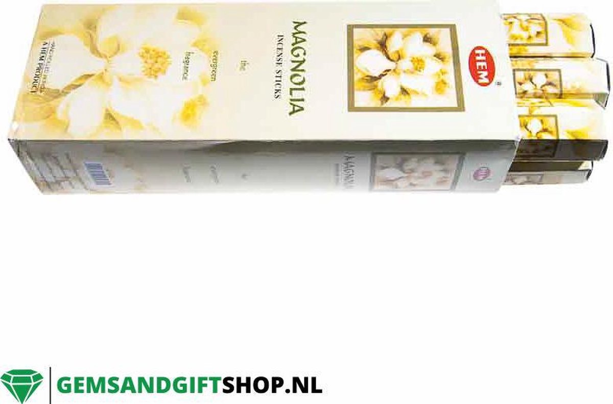 HEM Wierook - Magnolia - Slof (6 pakjes/120 stokjes)