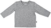 Jollein Speckled T-Shirt lange mouw - Grey - maat 50/56