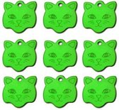 Keltora Pets Aluminium Kattenpenning Green KPKAGR