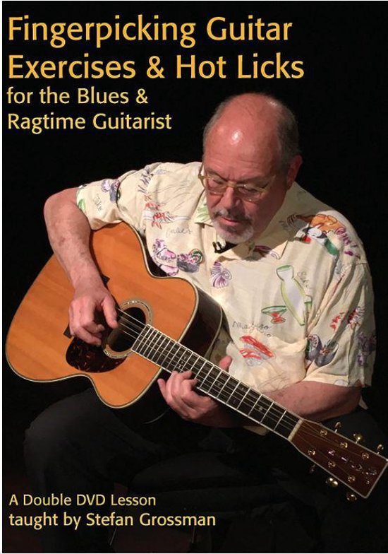 Stefan Grossman - Fingerpicking Guitar Exercises & Hot Licks For Blu (2 DVD)