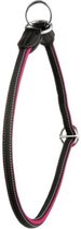 Karlie Halsband - Sliphalsband+stop refl Zwart / rood