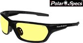 Polar Specs® Polariserende Nachtbril  Atmosphere PS9025 – Shiny Black – Polarized Nightdriving – Medium – Unisex