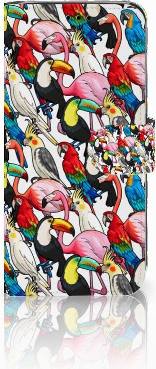 Huawei P20 Lite Telefoonhoesje met Pasjes Birds