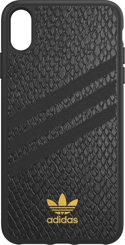 adidas Moulded Case PU Snake PC en TPU logo hoesje voor iPhone XS Max -  zwart | bol.com