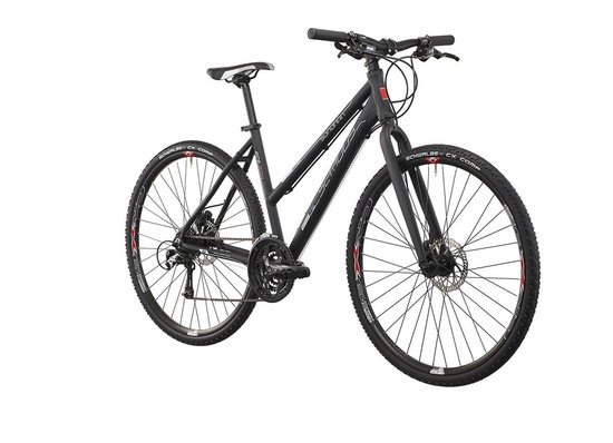 Serious Sonoran hybride fiets dames zwart Framemaat 44 cm | bol.com