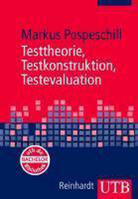 Testtheorie, Testkonstruktion, Testevaluation - cover