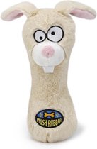 Beeztees pluche, rubber hondenspeeltje Stumpel. 18 cm.