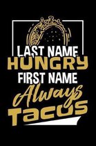 Last Name Hungry First Name Always Tacos