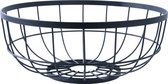 Fruit basket Open Grid metal black